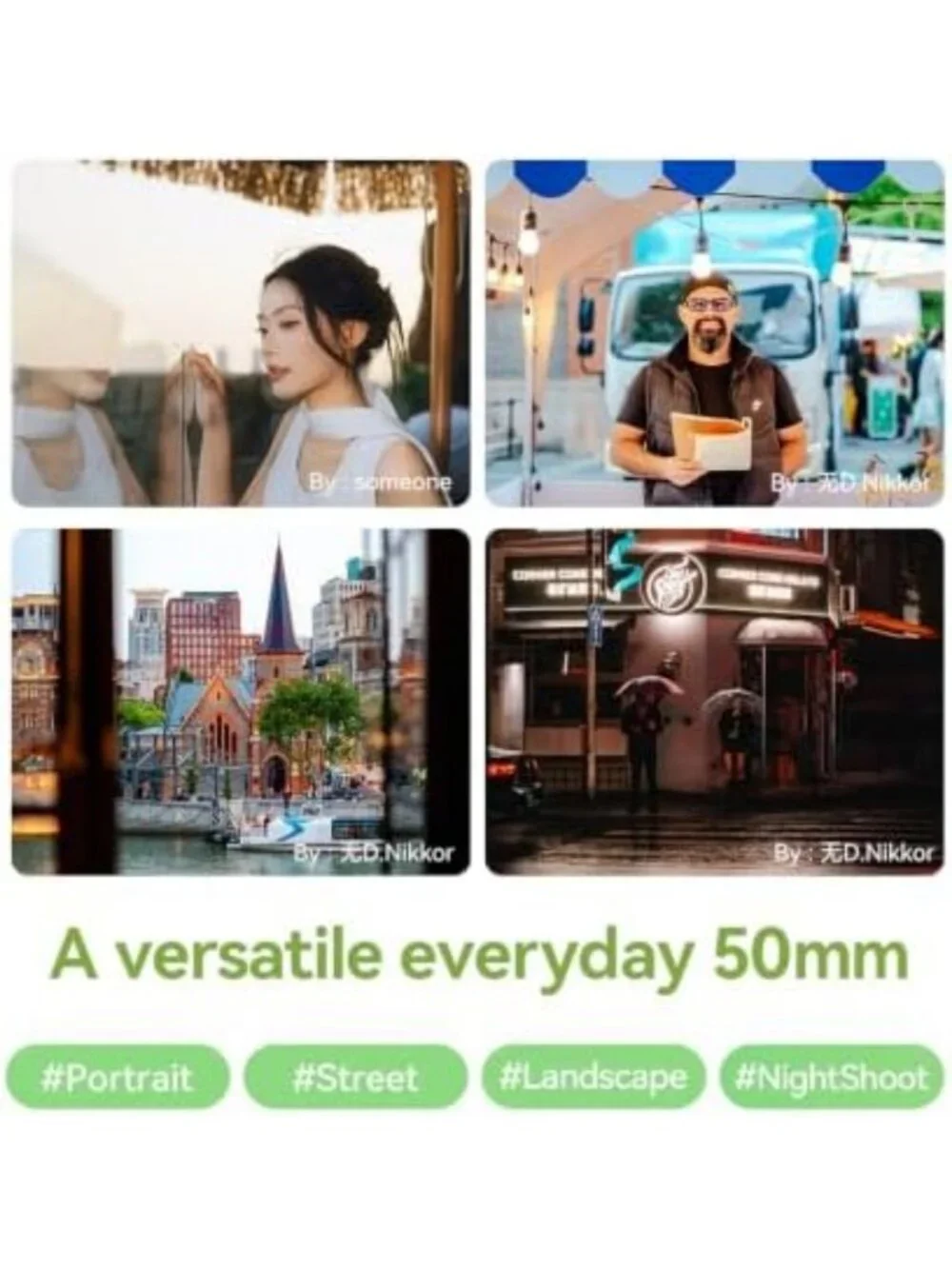 50mm F1.8 Prime Lens for Full Frame L Mount Cameras - High-Quality Photography